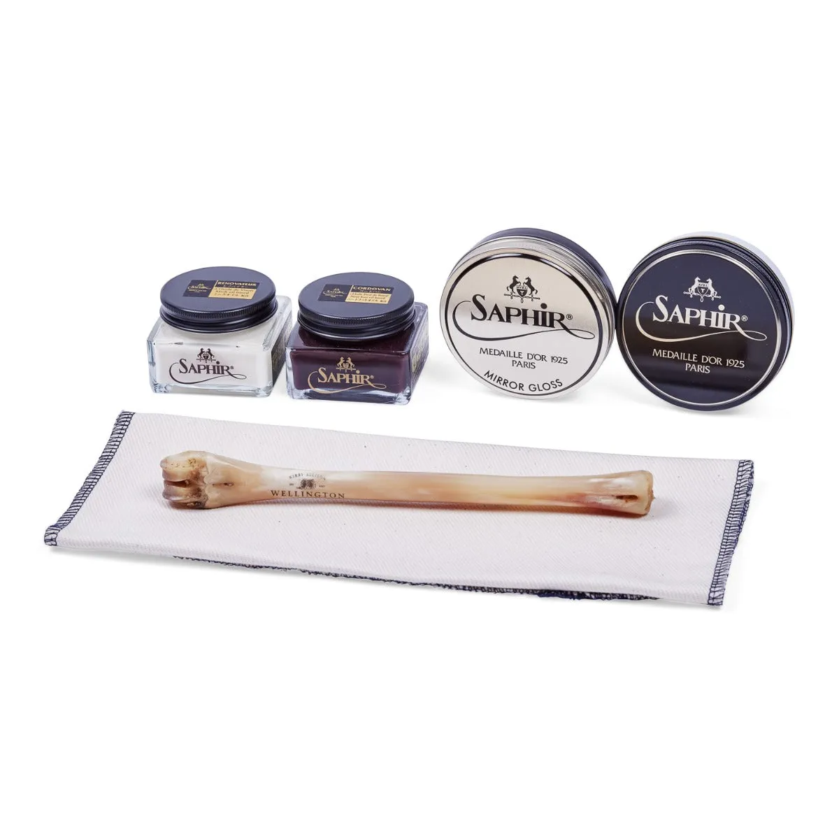 Saphir Cordovan Starter Kit (7 Piece Bundle)