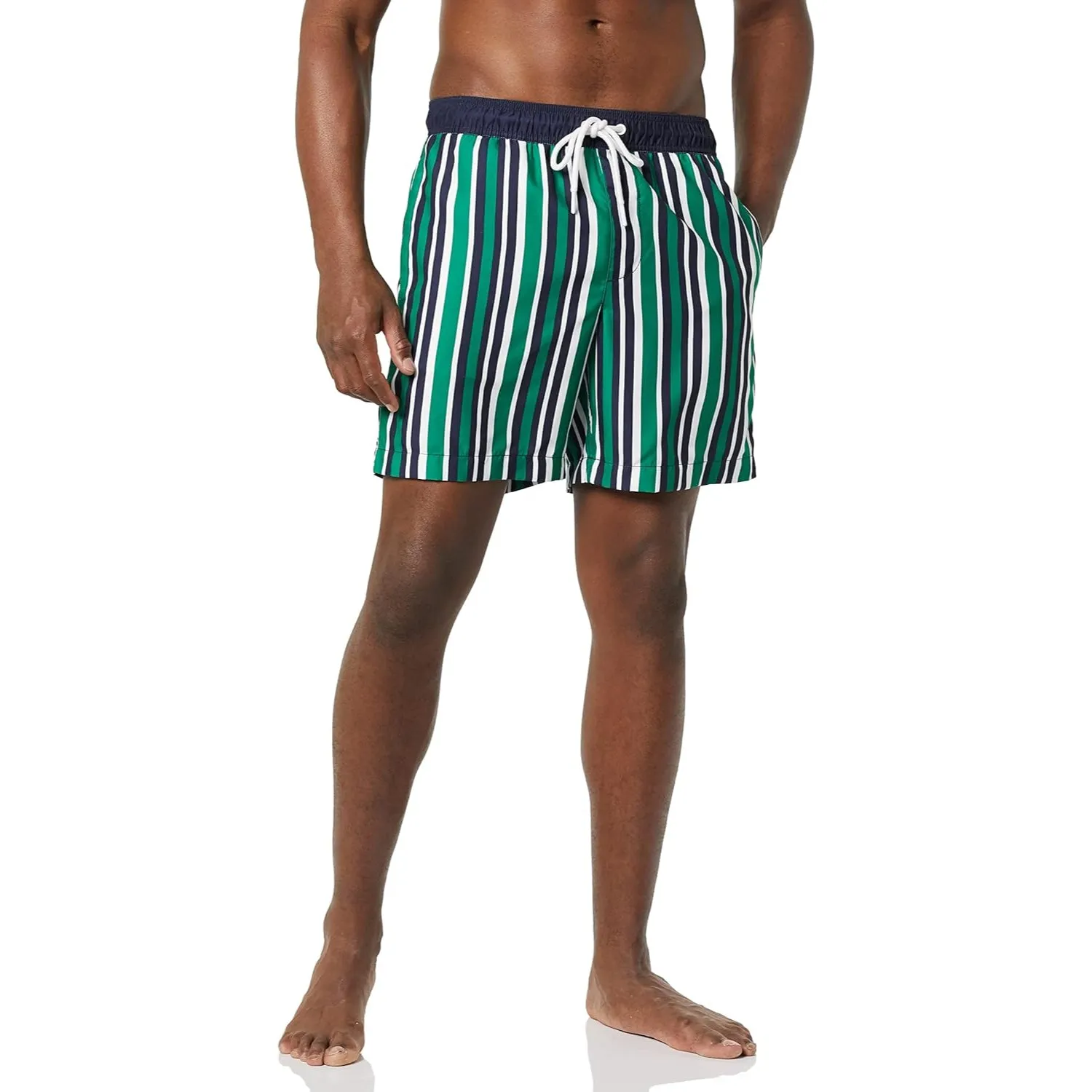 Swim Trunks With Adjustable Drawstring