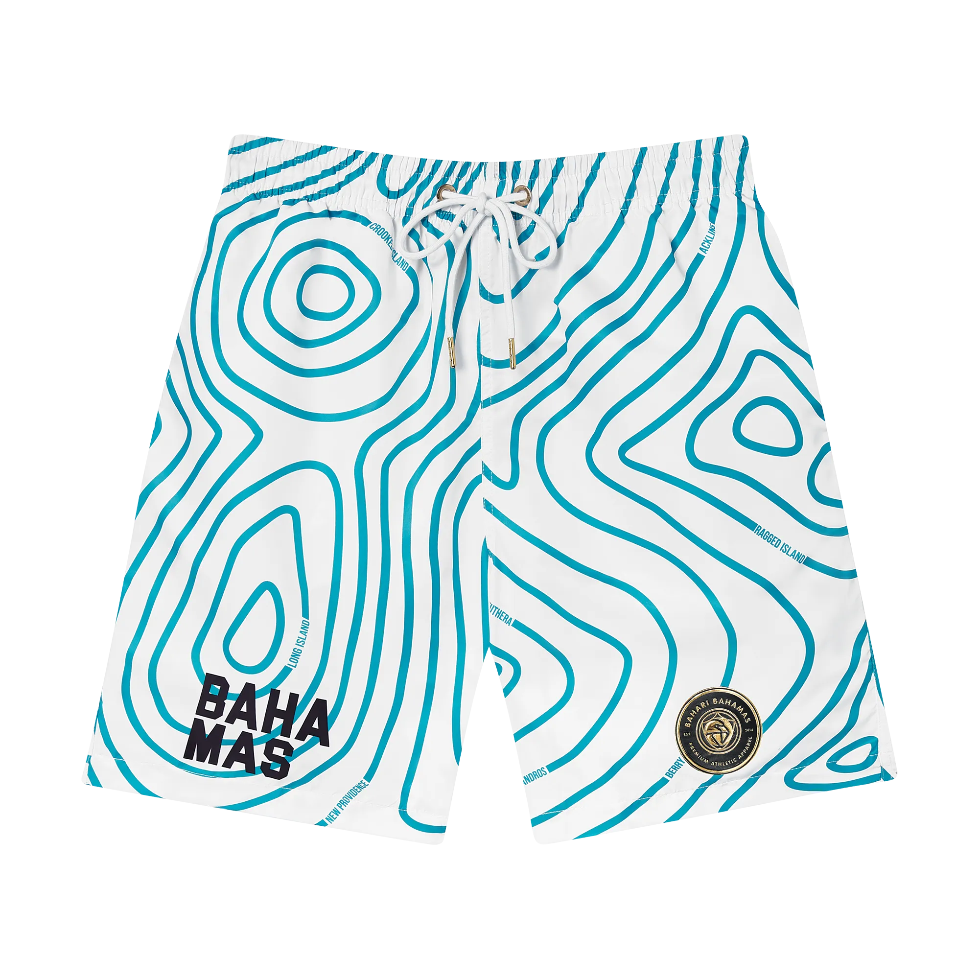 TEAM BAHAMAS SHORTS-WHITE