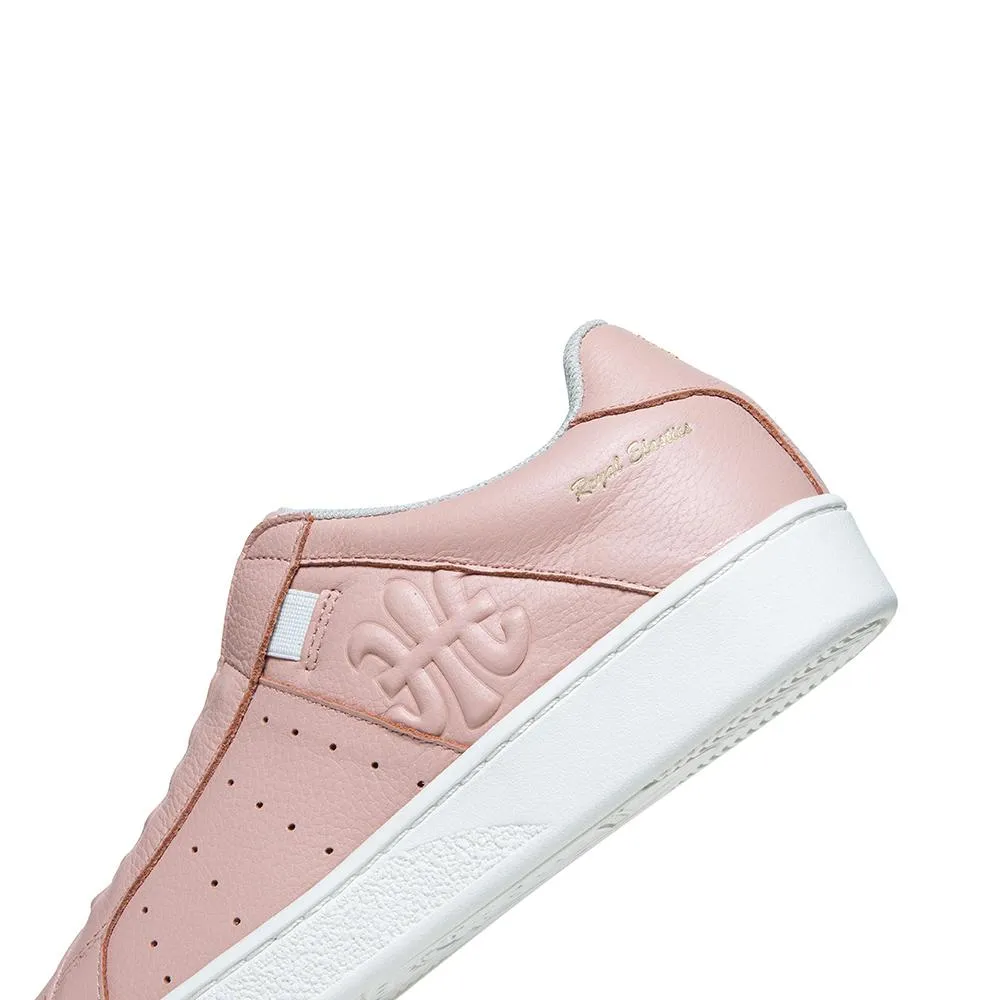 Women's Icon Pink Logo Leather Sneakers 91913-111