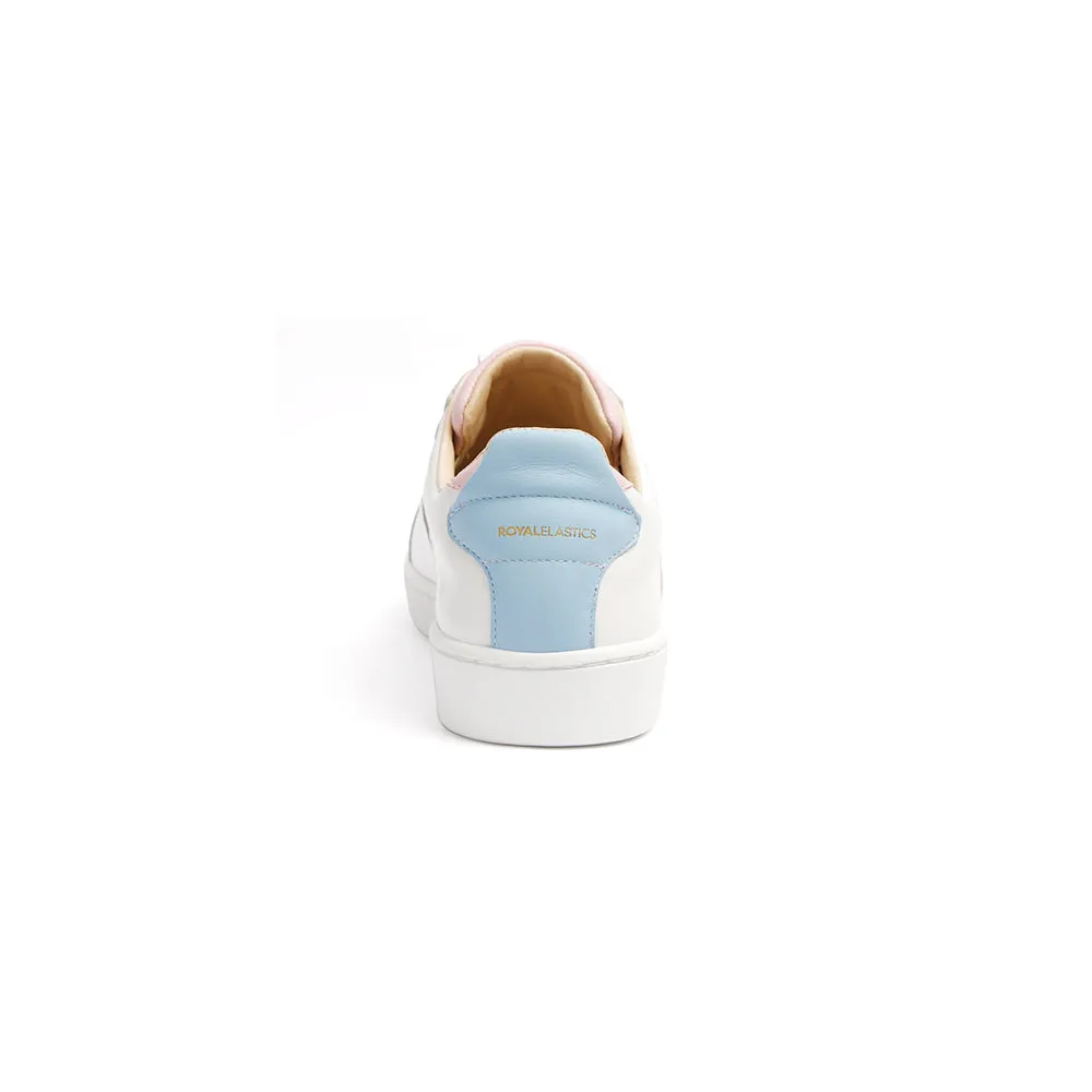 Women's Icon SBI White Blue Pink Leather Sneakers 92593-065